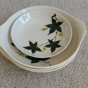 Hand painted Ivy bowls